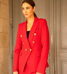 Veste Blazer rouge shirley