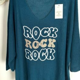 Pull rock bleu canard