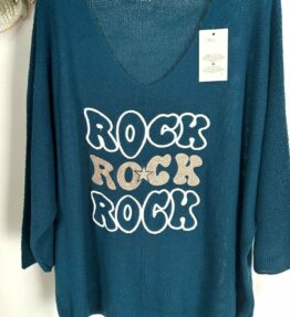 Pull rock bleu canard