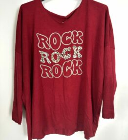 Pull rock rouge