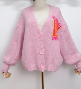 Cardigan Pink le soleil